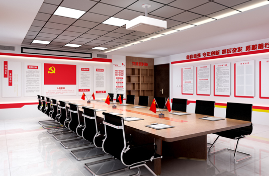 四川航空陕西分公司“党员活动室”设计制作项目完成